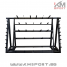 Стойка за BODY PUMP сетове (тежести и лостове) BLACK - за до 20 или 30 сета